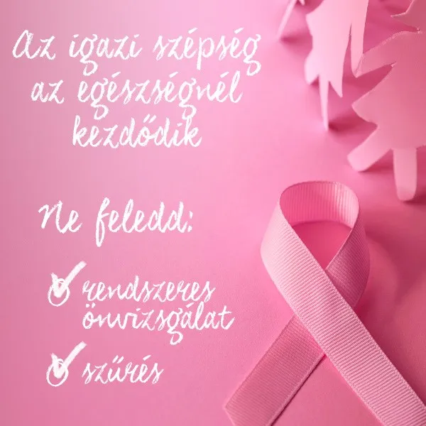 Október a mellrák elleni küzdelem hónapja