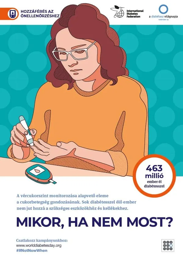 Diabétesz világnap plakát