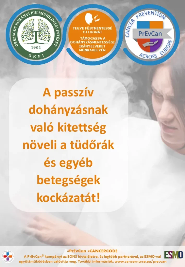 A passzív dohányzásnak való kitettség növeli a tüdőrák és egyéb betegségek kockázatát
