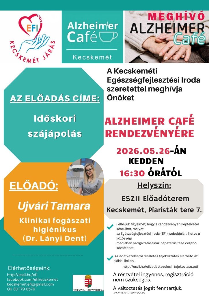 Alzheimer Café plakát