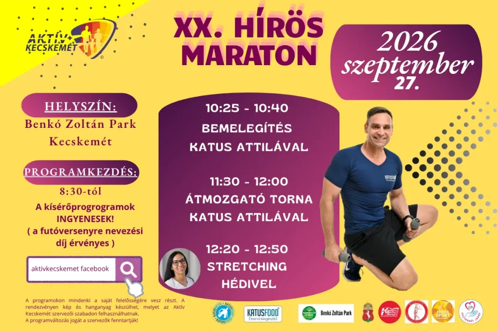 Hírös Maraton 2026 plakát